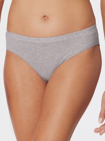 SCHIESSER Panty ' Pure Rib ' in Grey: front