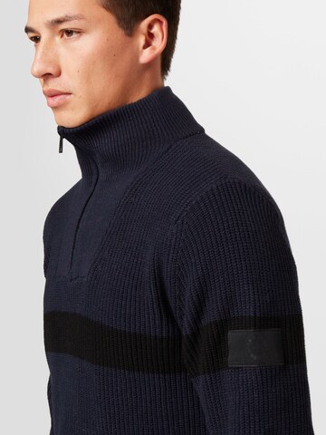 JACK & JONES - Pullover 'PAUL' em azul