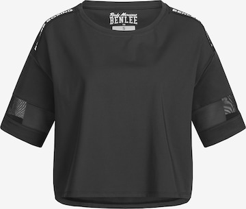 T-shirt fonctionnel 'Hamptons' Benlee en noir : devant