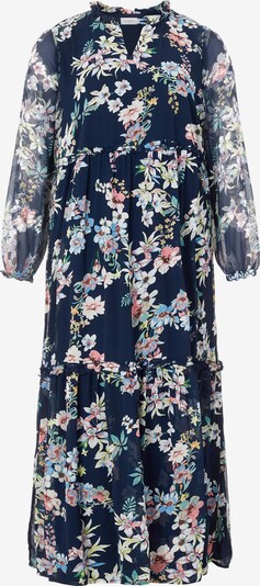EVOKED Dress 'Ura' in Navy / Light blue / Pink / White, Item view