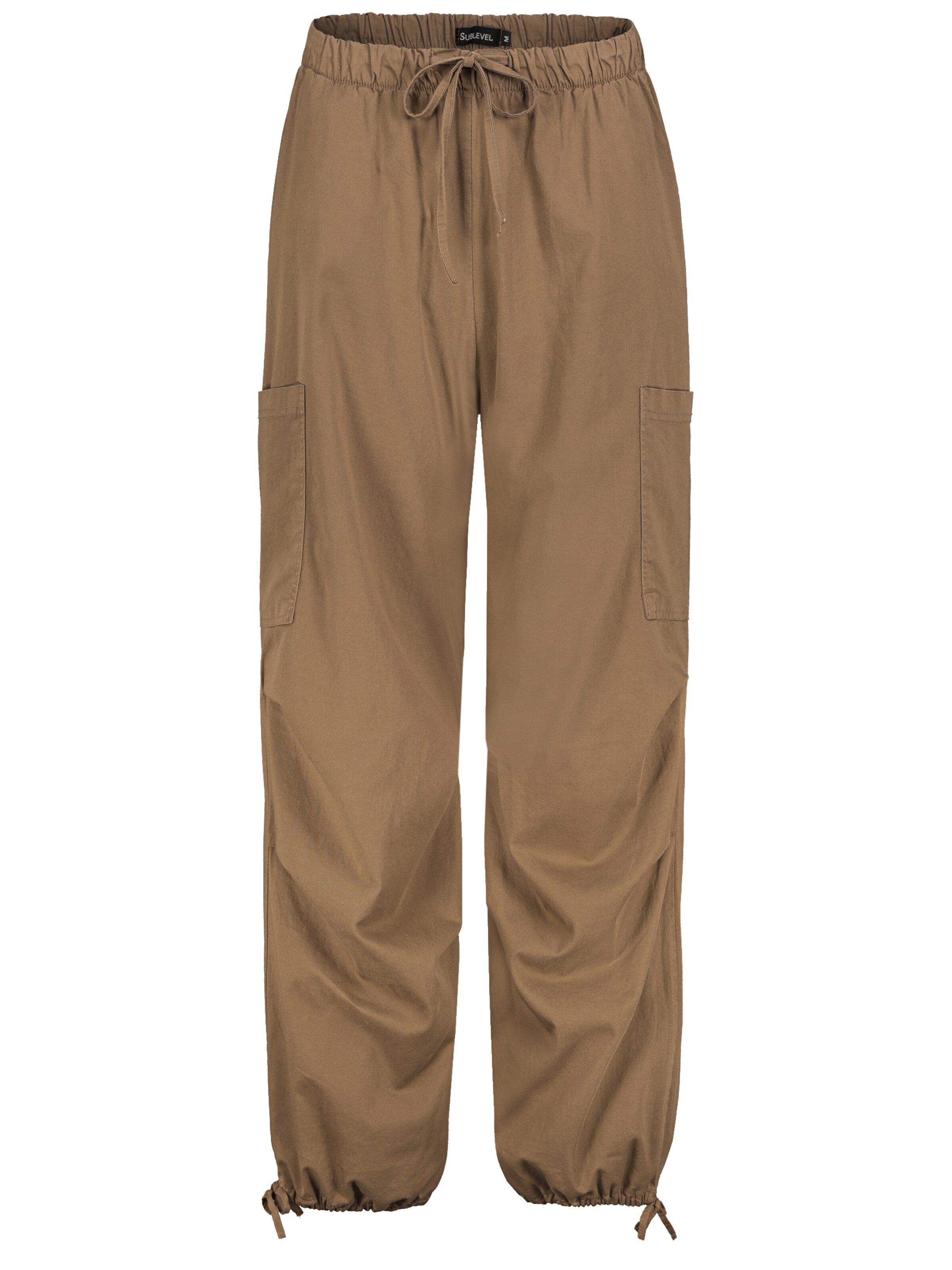 Sublevel Cargohose in Braun: Vorderseite