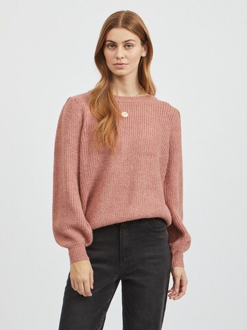 VILA Sweater 'Suba' in Pink: front