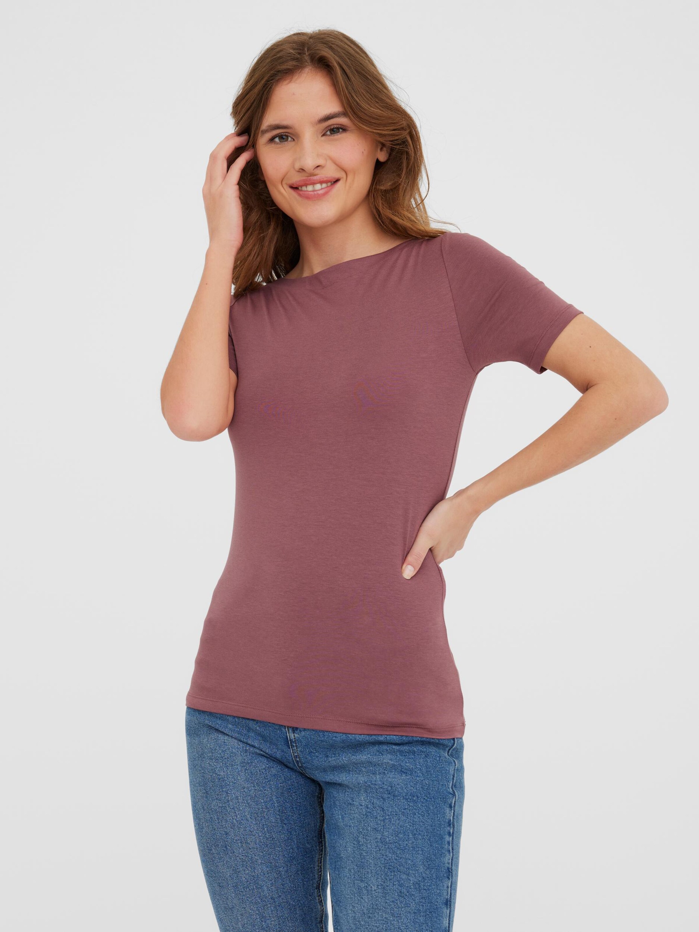 Frauen Shirts & Tops VERO MODA T-Shirt 'Panda' in Pink - IZ98028 Frauen Shirts & Tops VERO MODA T-Shirt 'Panda' in Pink - IZ98028