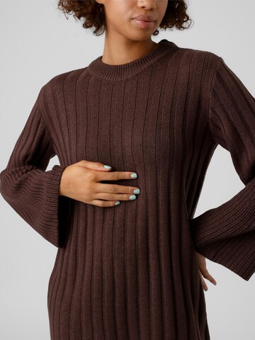 VERO MODA Knitted dress 'Layla' in Brown