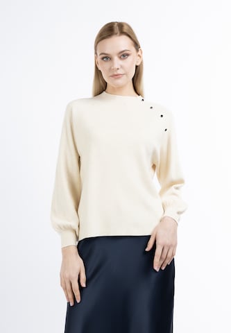 DreiMaster Klassik Pullover in Beige: predná strana