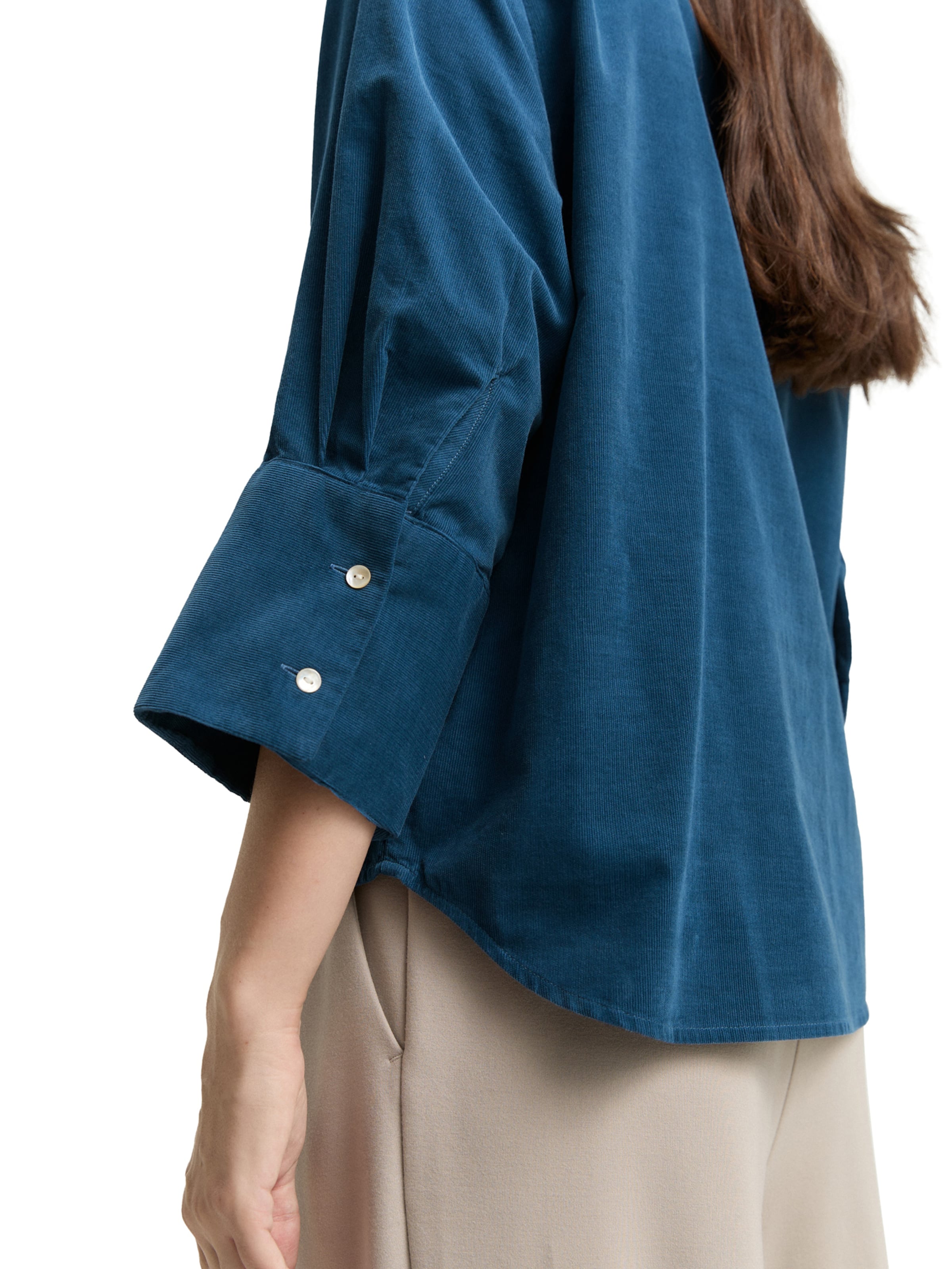 TOM TAILOR Bluse in Blau