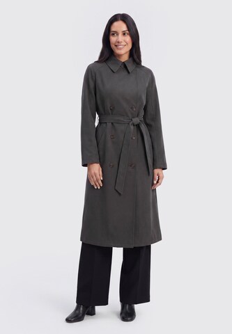 usha BLACK LABEL - Abrigo de entretiempo en gris: frente