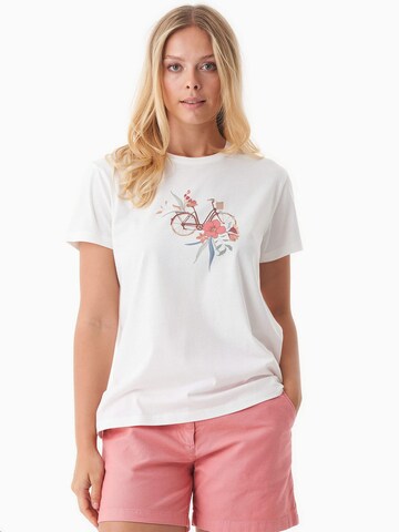 Organication T-Shirt in Weiß: Vorderseite