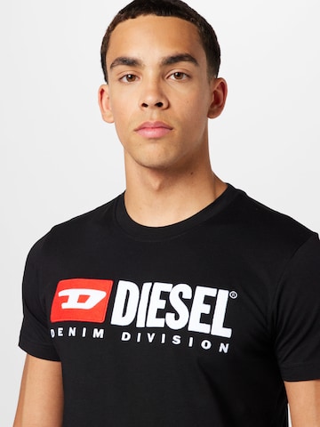 DIESEL - Camisa 'Diegor' em preto