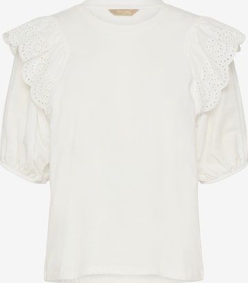 CULTURE Bluse 'CUPanina' i hvid: forside