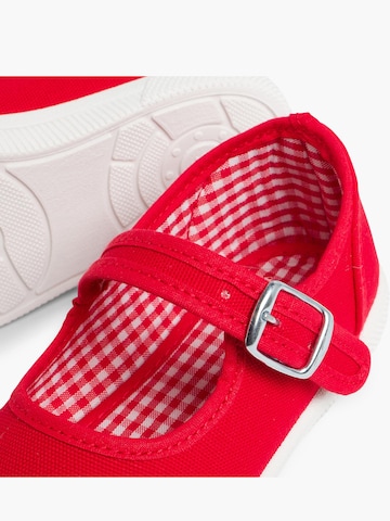 Ballerines Pisamonas en rouge