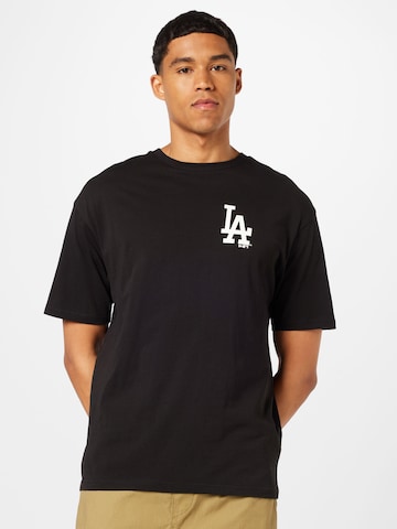 NEW ERA T-Shirt 'MLB Los Angeles Dodgers' in Schwarz: predná strana