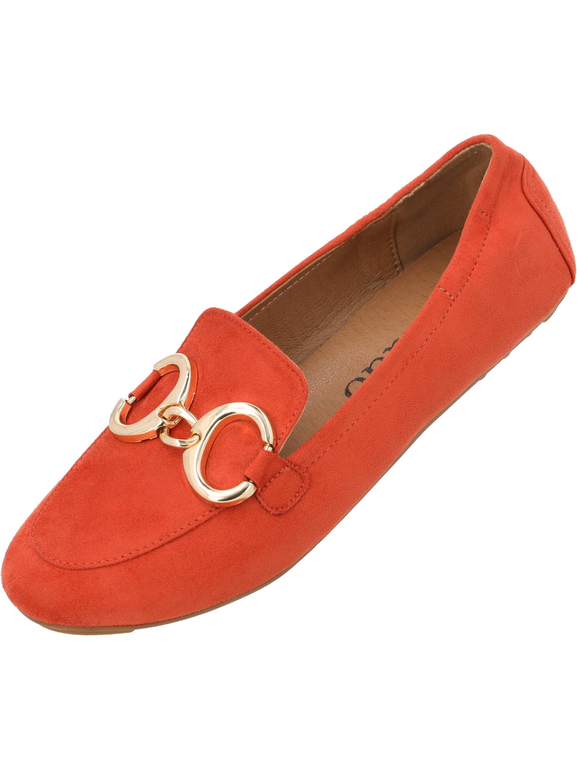 Palado Moccasin 'Losmus' in Orange: front