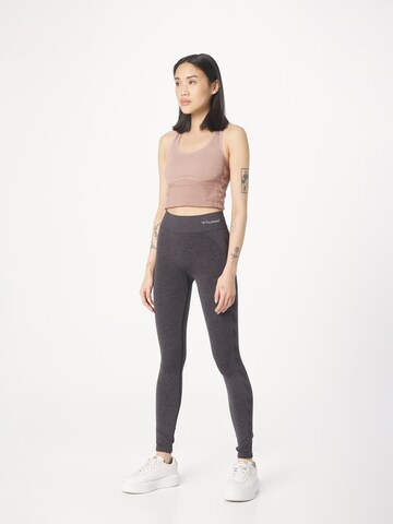 Skinny Pantalon de sport Hummel en noir