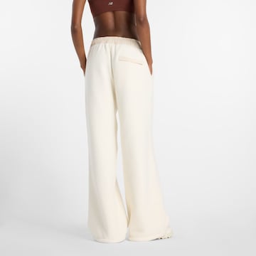 Wide Leg Pantalon new balance en blanc