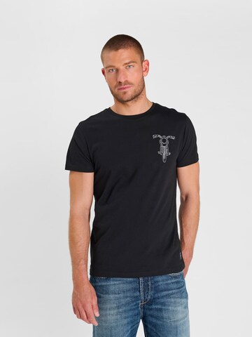 T-Shirt Le Temps Des Cerises en noir : devant
