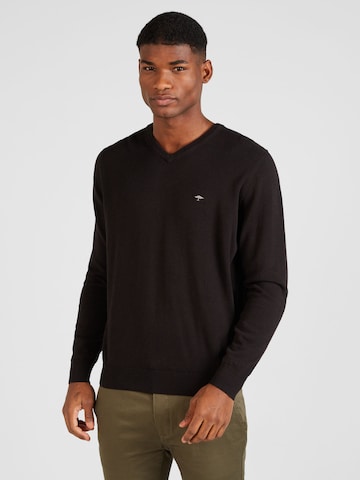 FYNCH-HATTON Sweater in Black: front