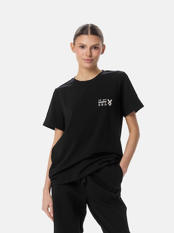 Cardio Bunny - Camiseta 'ERA' en negro: frente