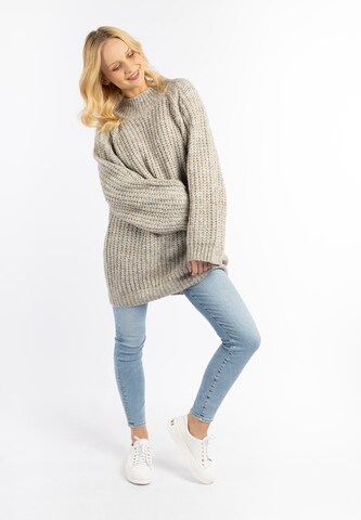 MYMO - Pullover 'Blonda' em cinzento