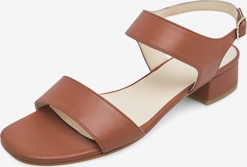 Henry Stevens Sandals ' Audrey S30 ' in Brown: front