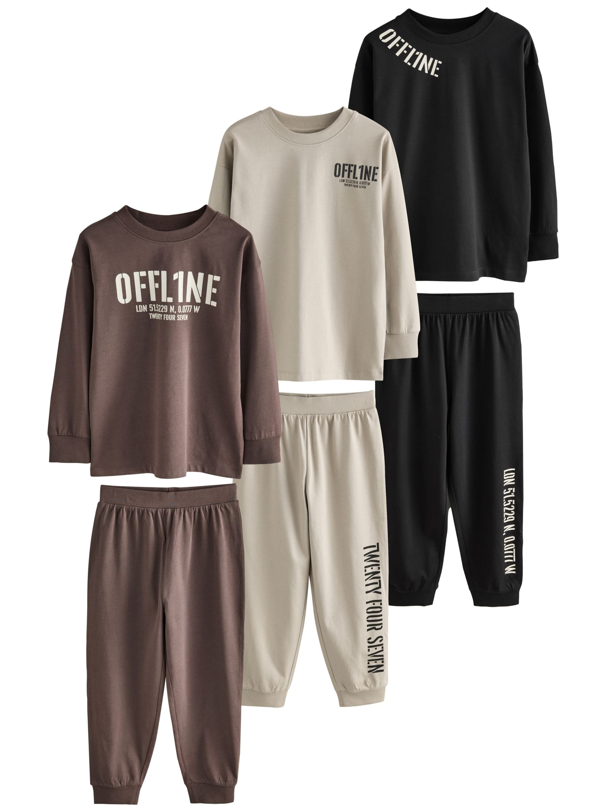 brūns Next Pidžama: no priekšpuses