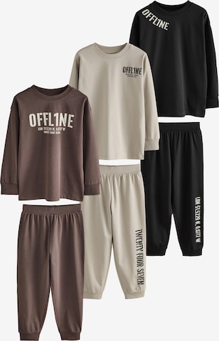 Next Yöpuku värissä ruskea: etupuoli