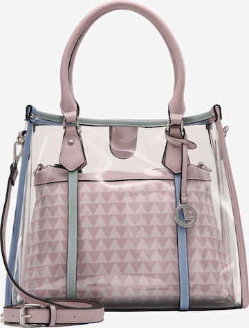 L.CREDI Handbag 'GIULIANA' in Pink: front