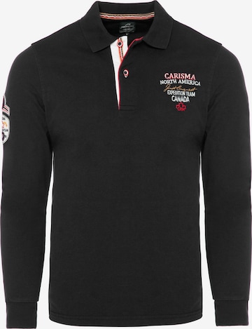 CARISMA Poloshirt in Schwarz: Vorderseite