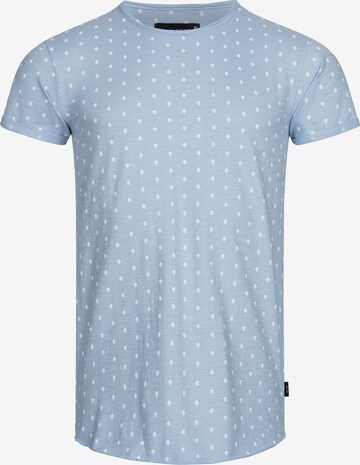 INDICODE JEANS Shirt ' Harper ' in Blauw: voorkant