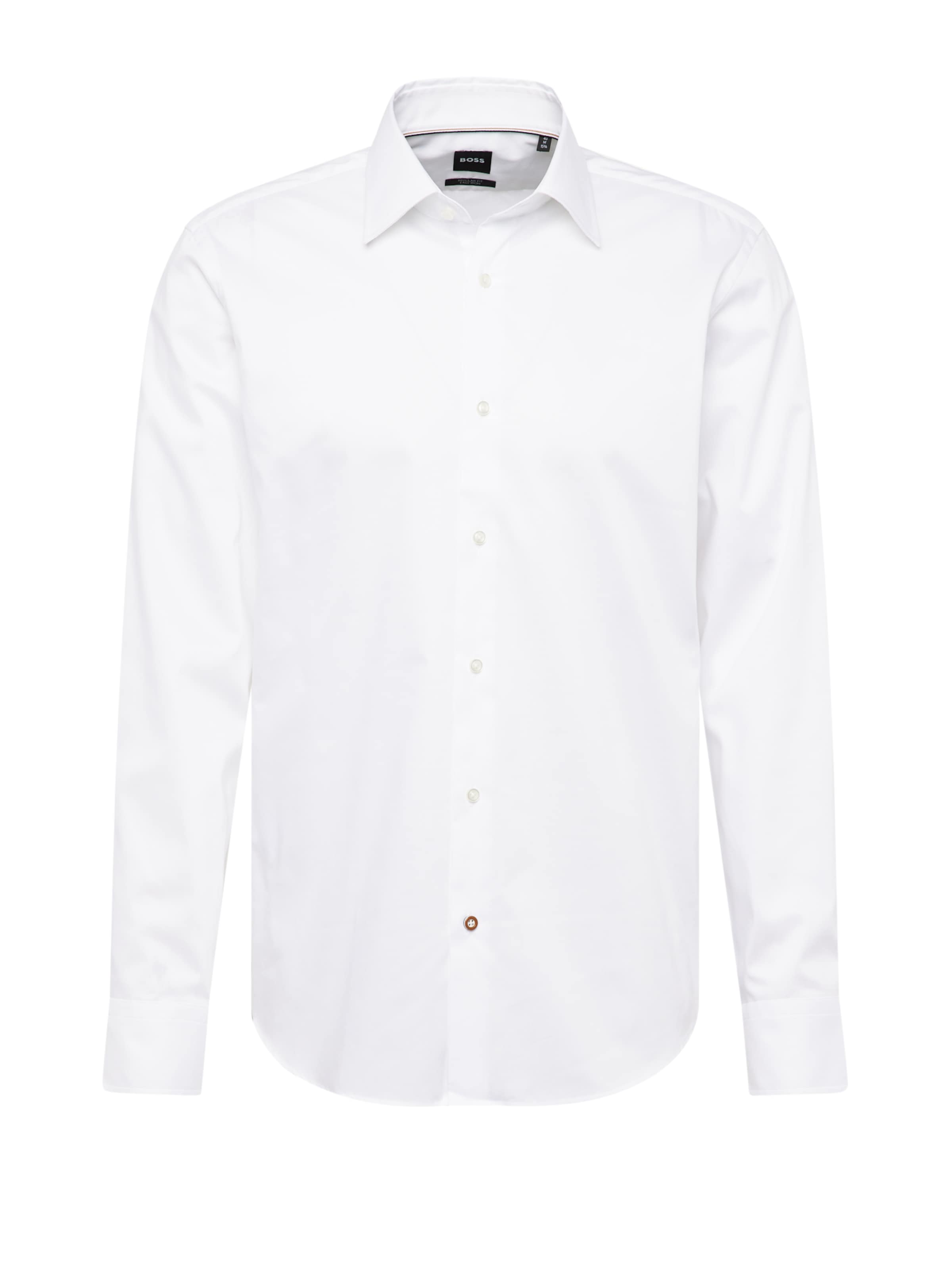 BOSS - Ajuste regular Camisa 'Joe' en blanco: frente