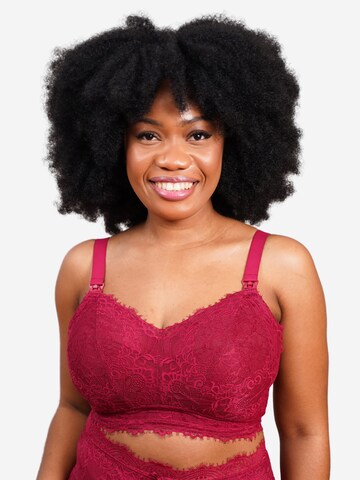 SugarShape Nursing Bra 'Sensla' in Red: front