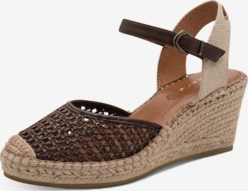 Tamaris Slingback pumps in Brown: front