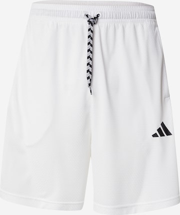 ADIDAS SPORTSWEAR Regularen Športne hlače 'TIRO' | bela barva: sprednja stran