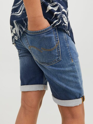 Jack & Jones Junior Baggy Broek 'rick' in Blauw