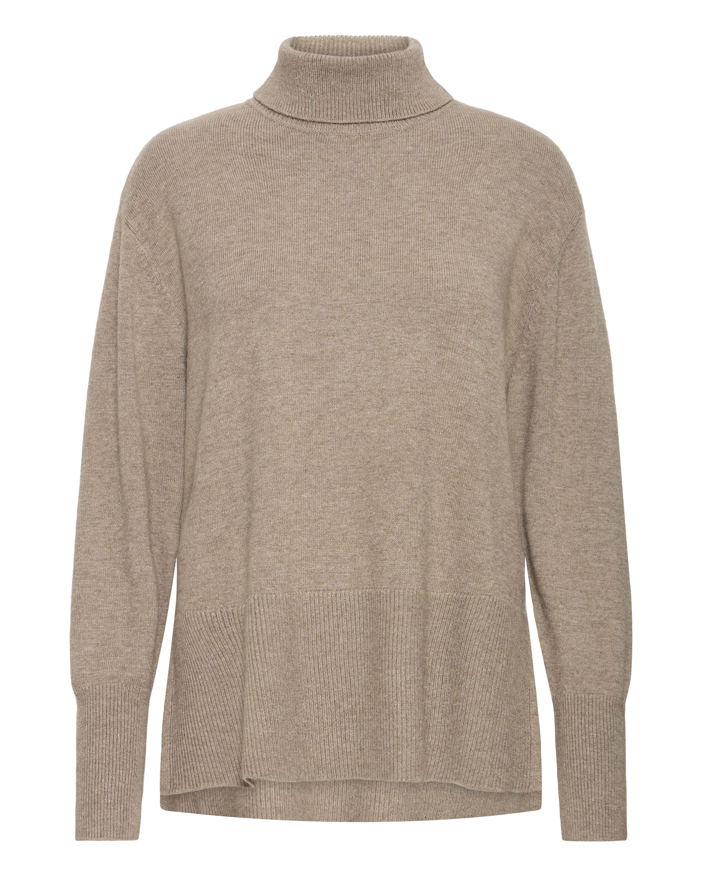PULZ Jeans Pullover in Grau: Vorderseite