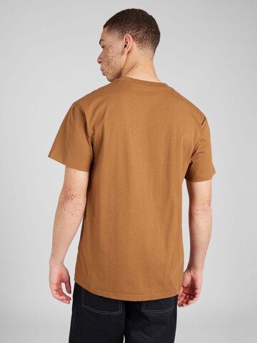 Carhartt WIP Koszulka 'American Script' w kolorze brązowy