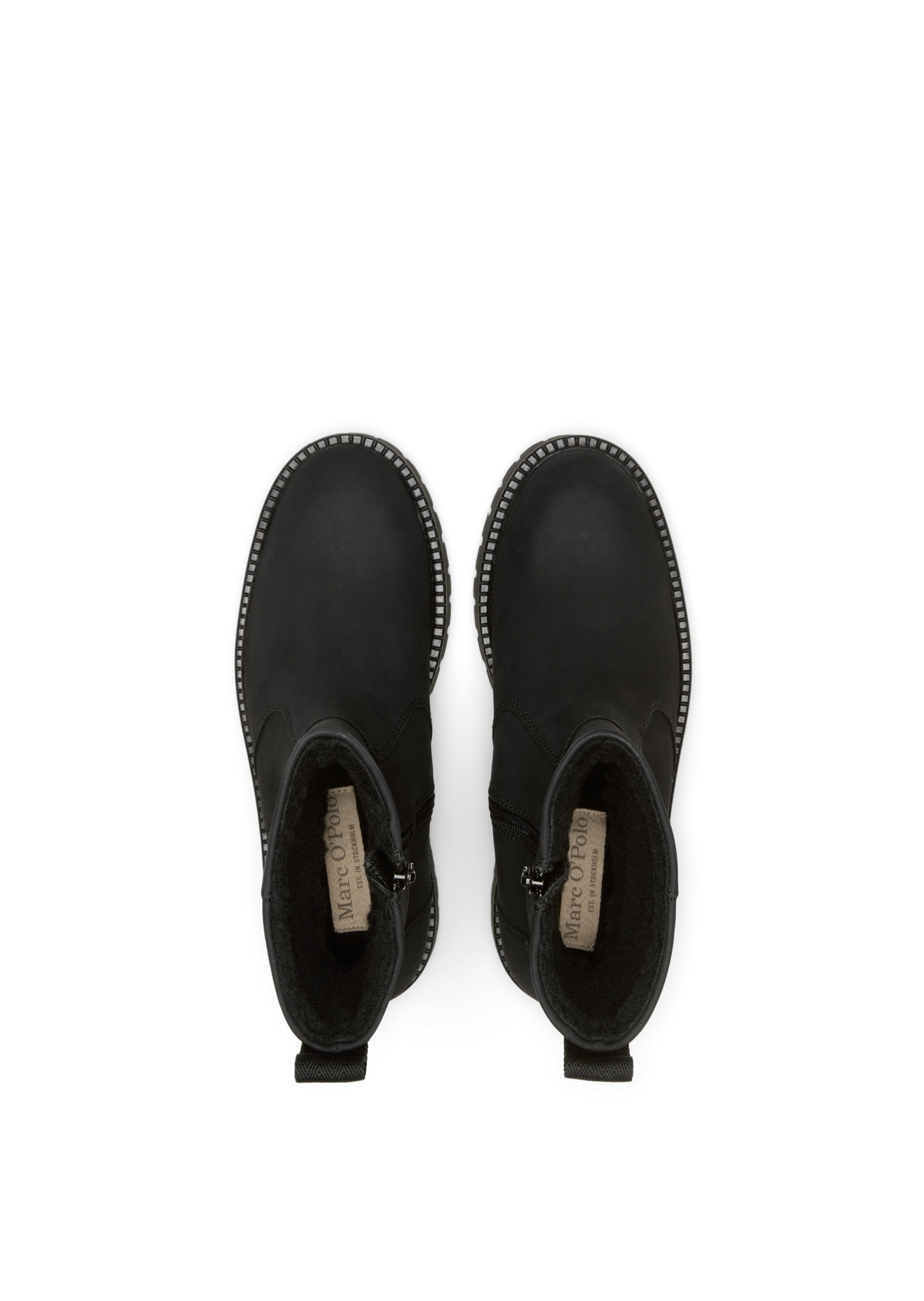 Marc O'Polo Enkellaarsjes 'Phia' in Zwart