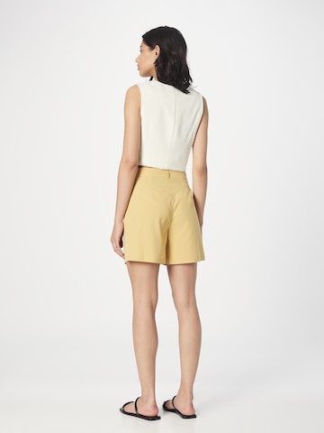 regular Pantaloni con pieghe 'MIRÓ' di Designers Society in giallo