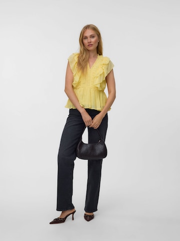 VERO MODA Bluse 'VMDora' in Gelb