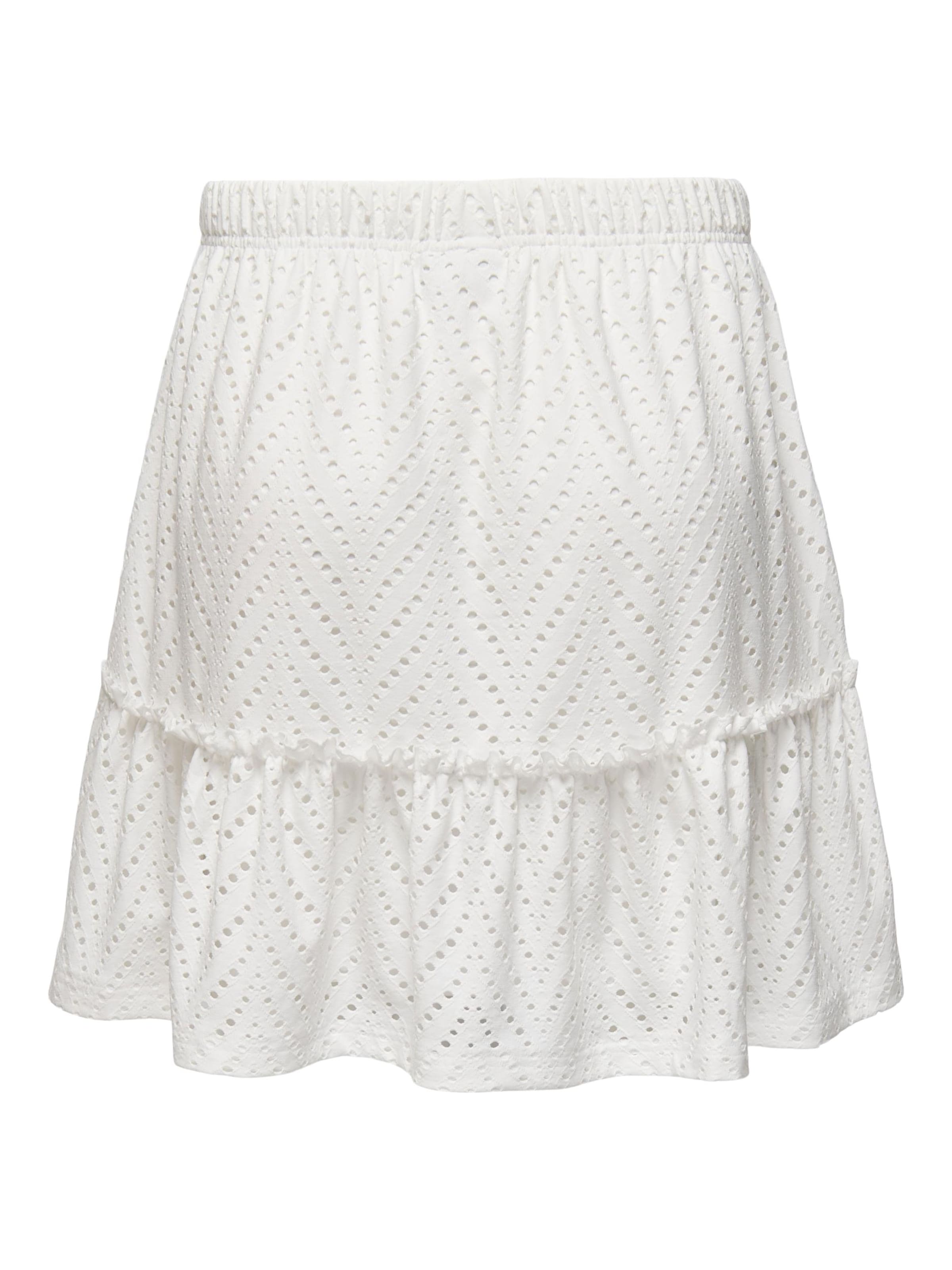 JDY Skirt 'Carla Cathinka' in White
