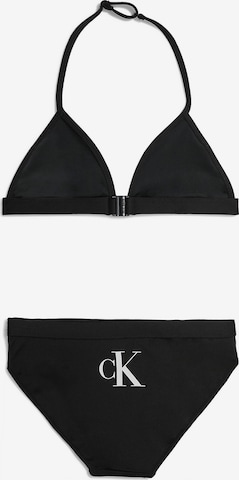 Calvin Klein Swimwear Triangle Bikini in Black