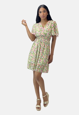 Elara Kleid in Grün: Vorderseite