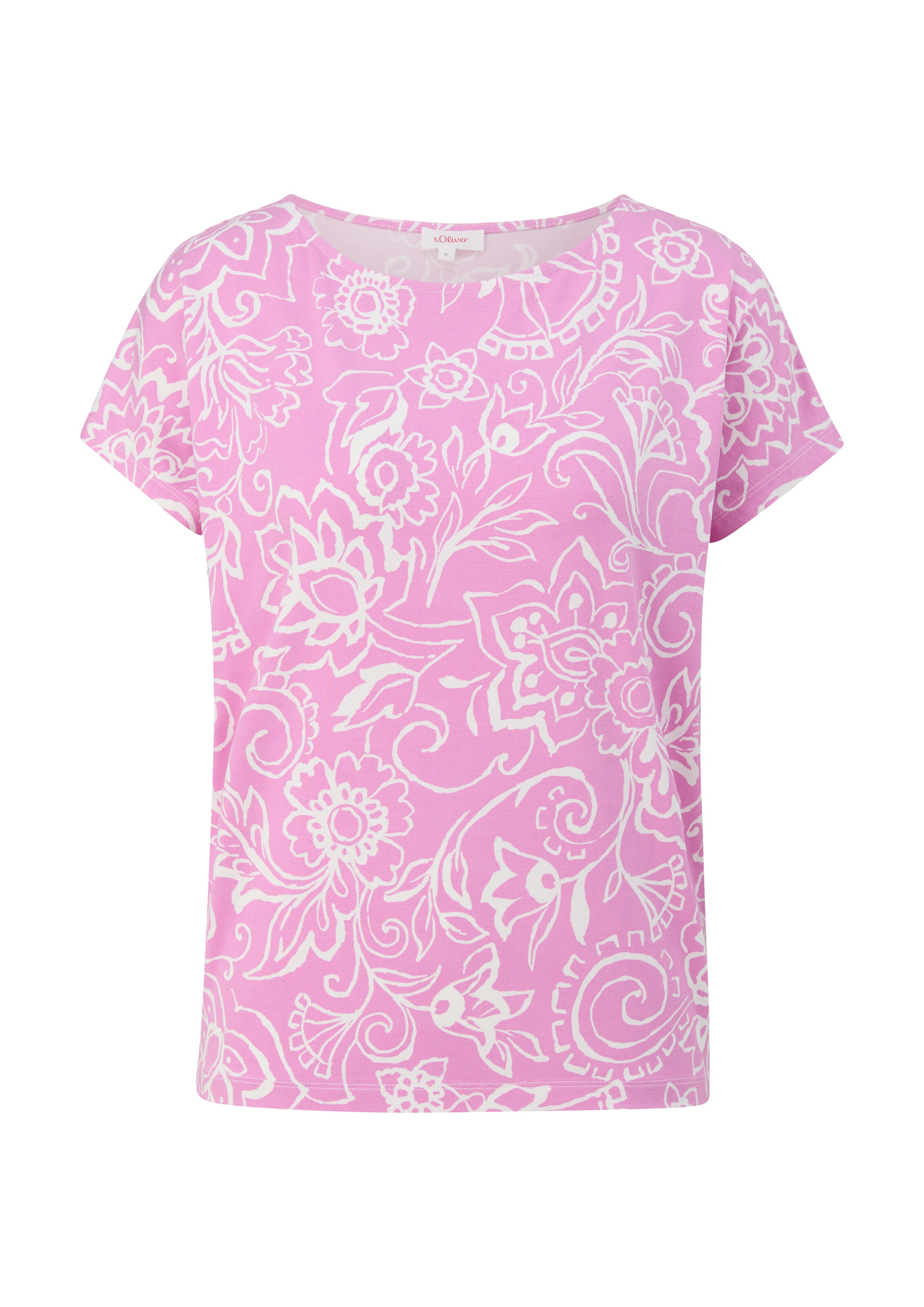 s.Oliver Shirt in Roze: voorkant