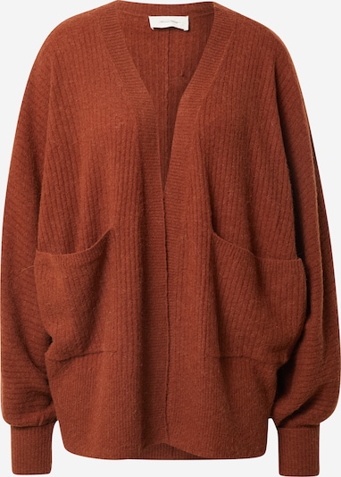AMERICAN VINTAGE Cardigan 'Kybird' en rouge rouille, Vue avec produit