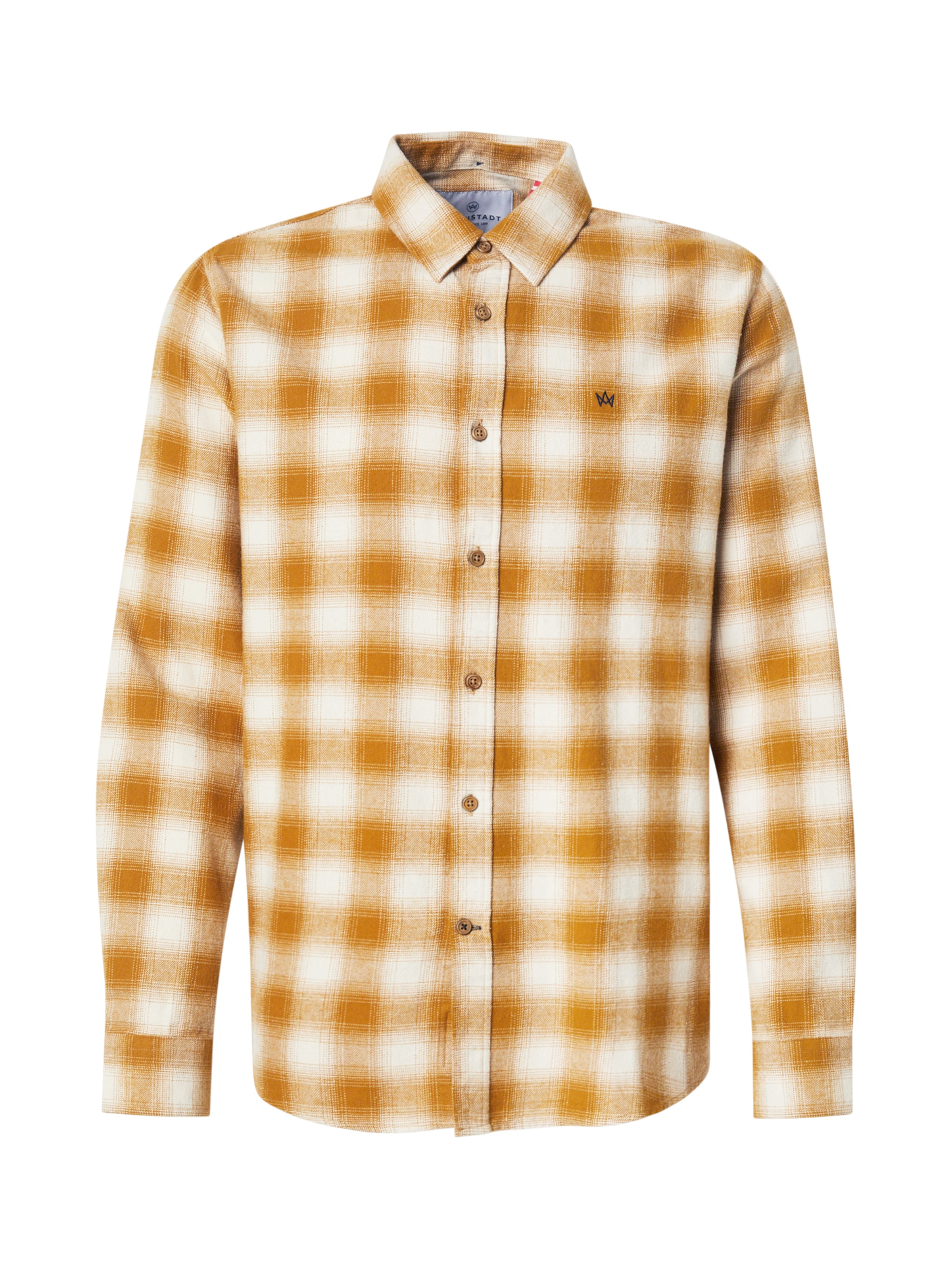 Kronstadt Regular Fit Skjorte 'Reinar' i gul: forside