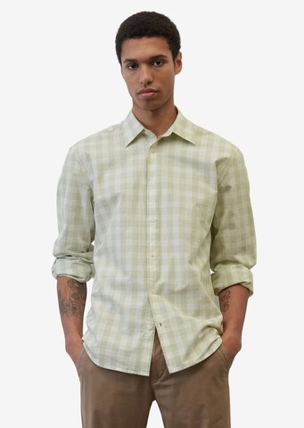 Marc O'Polo Regular fit Button Up Shirt in Green: front