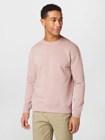 JACK & JONES Sweatshirt 'Star' i rosa: framsida