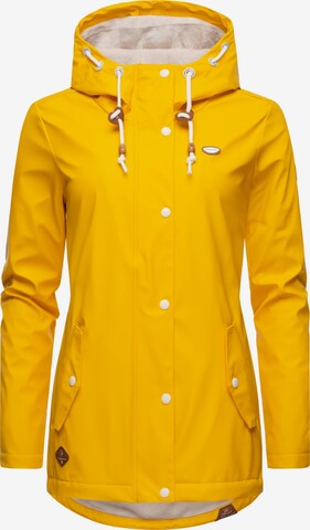 Ragwear Weatherproof jacket 'Marge' in Yellow