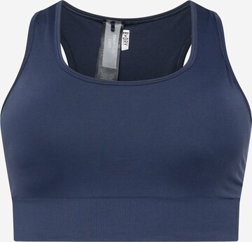 Soutien-gorge de sport 'DAISY' Only Play Curvy en bleu : devant