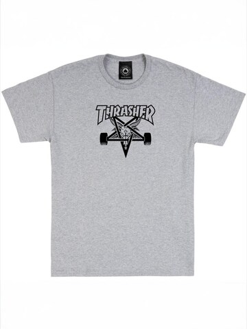 THRASHER Shirt 'SKATEGOAT T-SHIRT' in Grau: Vorderseite